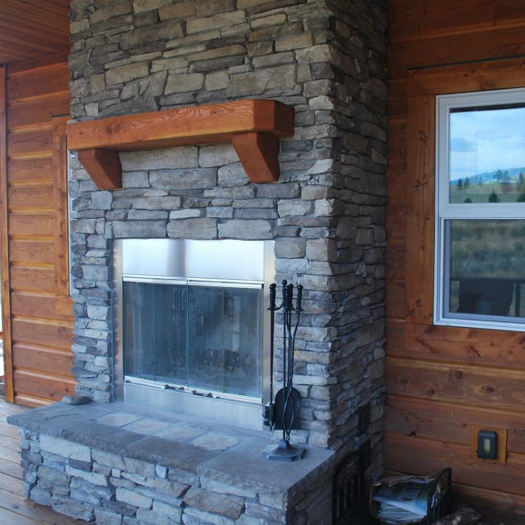 Thompson Deck and Fire Place