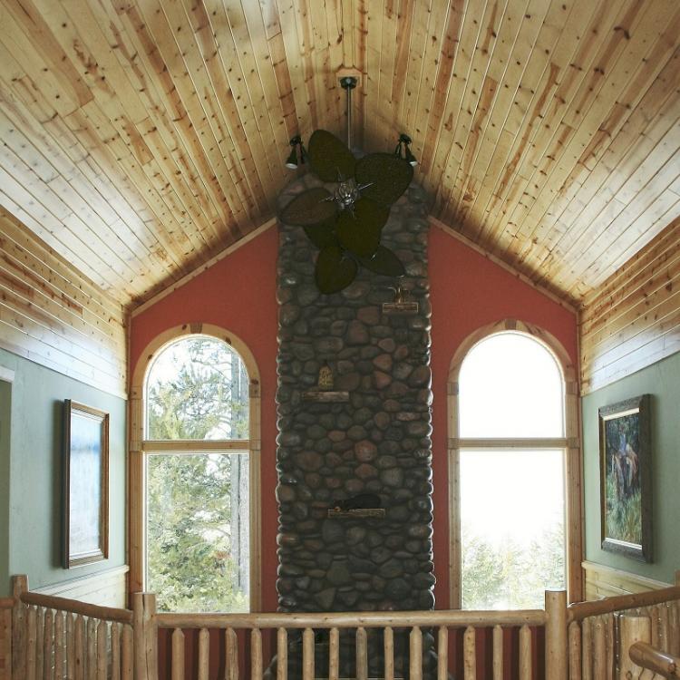 Hill upstairs railing