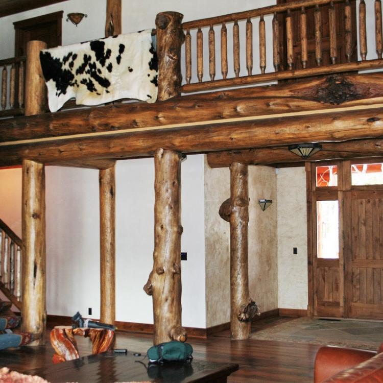 Rustic Log Interiors