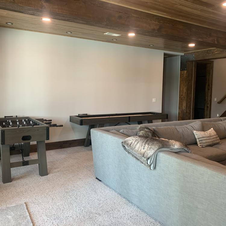 Custom bonus living room/game room