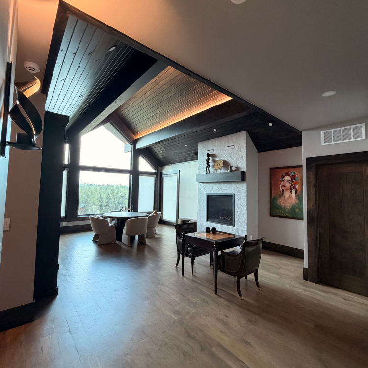 Cabin upstairs floor