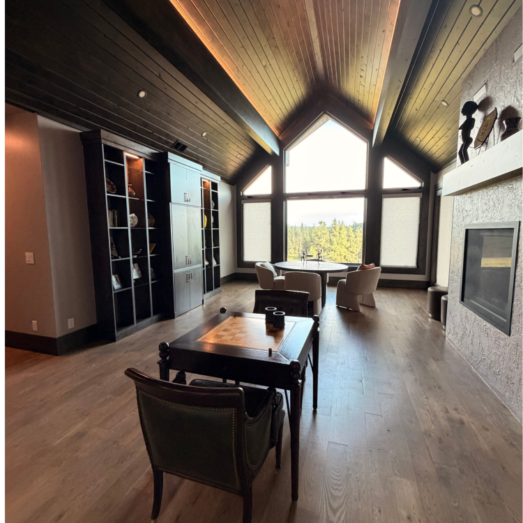 Cabin upstairs floor